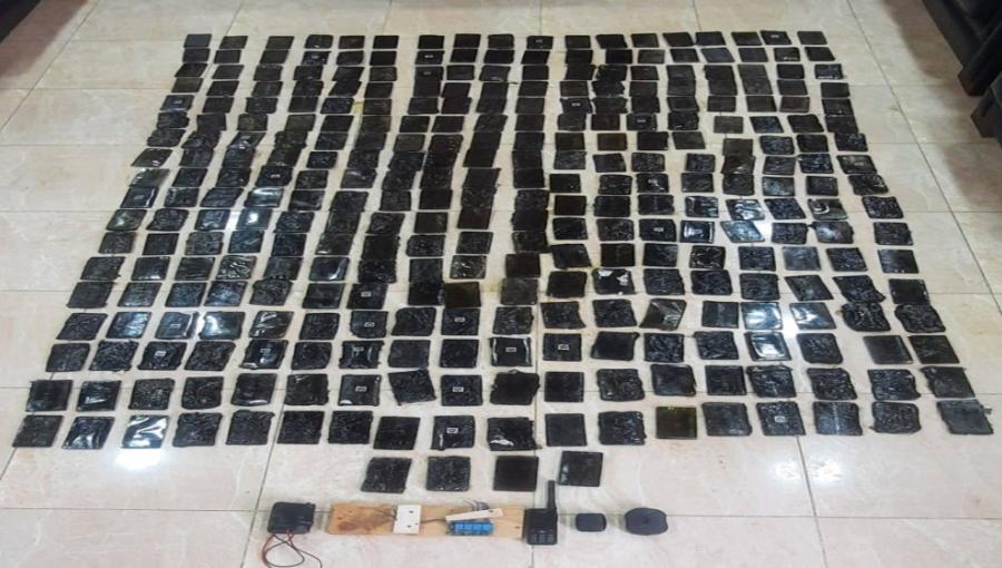 مخدرات ضبطت خلال محاولة تهريبها