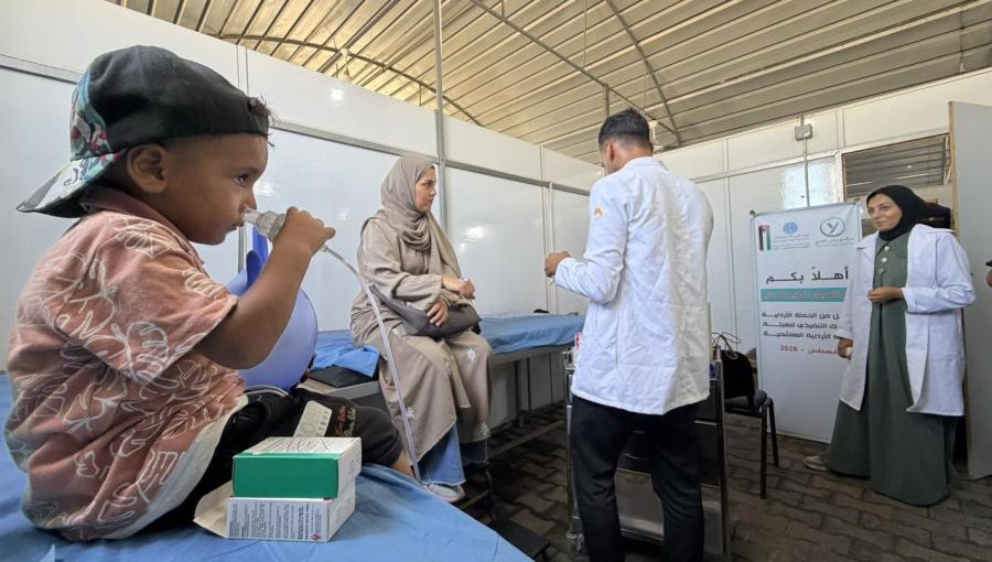 من الأسبوع الطبي المجاني في غزة آب 2026