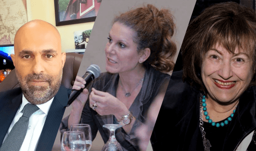 زليخة أبو ريشة ووفاء الخضراء وزيد النابلسي