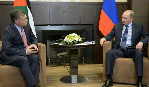 صورة أرشيفية | الملك عبد الله الثاني و الرئيس الروسي فلاديمير بوتين