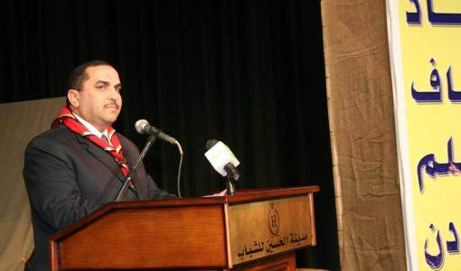 منذر الزميلي 1 منذر الزميلي عميد الحركة الكشفية الأردنية