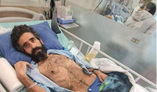 الأسير الفلسطيني هشام أبو هواش في اليوم 139 من الاضراب المفتوح عن الطعام رفضا لاعتقاله الاداري