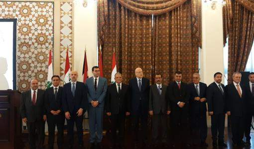 القمة الرباعية لوزراء الزراعة في الأردن وسوريا والعراق ولبنان في السراي الحكومي في بيروت 28 تموز 2022