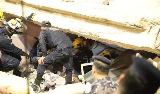 انهيار عمارة اللويبدة