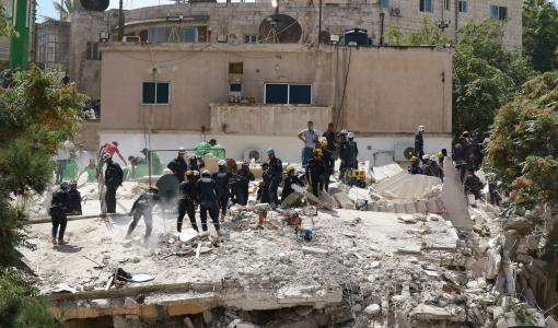 انهيار عمارة اللويبدة