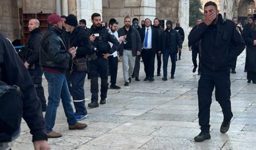 اقتحام بن غفير للمسجد الأقصى