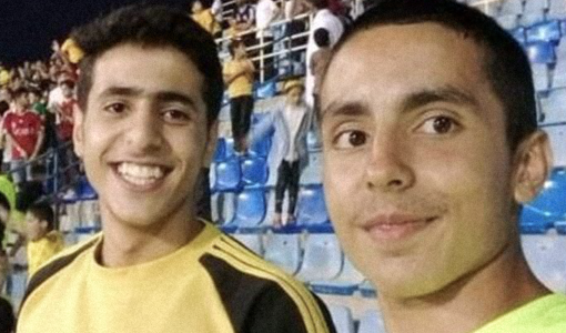 صورة للطالبين أيهم العمري وراشد صبح