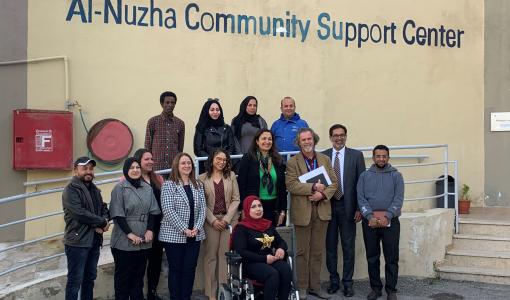 زيارة الممثل الأمريكي الخاص المساواة العرقية والعدالة ديزيريه كورمير سميث لمركز النزهة للدعم المجتمعي