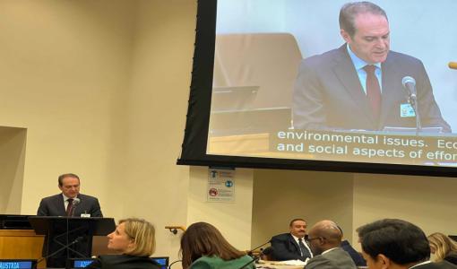 وزير الصحة فراس الهواري خلال اجتماع حول الوقاية من الجوائح