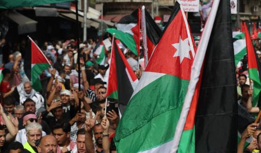 من المسيرات الأردنية الداعمة لأهل غزة