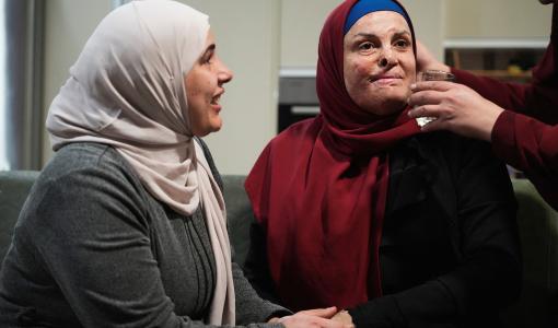 الأسيرة المحررة إسراء جعابيص - القدس المحتلة 26 تشرين الثاني 2023