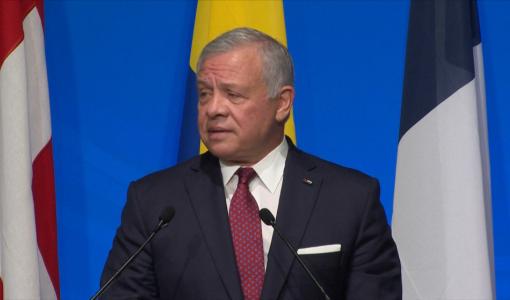 الملك عبد الله الثاني يلقي كلمة في المنتدى العالمي للاجئين 13 كانون الأول 2023 | المصدر: المملكة