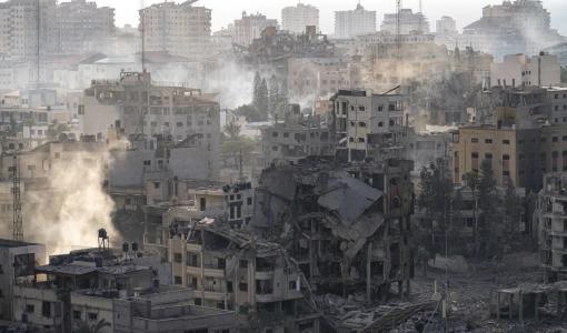 دمار في الأحياء السكنية جراء العدوان الإسرائيلي على مدينة غزة | أرشيفية