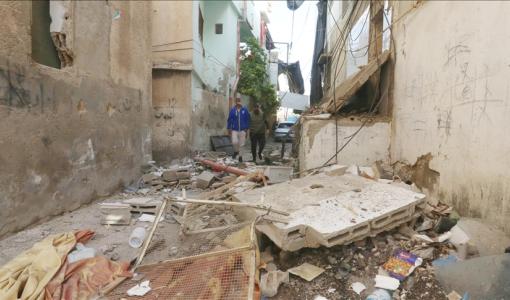 آثار الدمار في مخيم جنين إثر اعتداءات قوات الاحتلال 26/11/2023 | المصدر: الأناضول