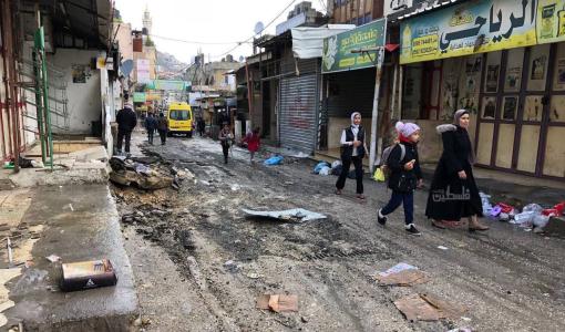 الخراب الذي خلفته قوات الاحتلال خلال اقتحام مخيم بلاطة بنابلس 4/2/2024 | المصدر: فلسطين بوست