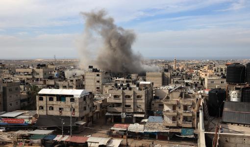 من قصف الاحتلال الإسرائيلي للأحياء السكنية في غزة | المصدر: وكالة الأنباء الفرنسية