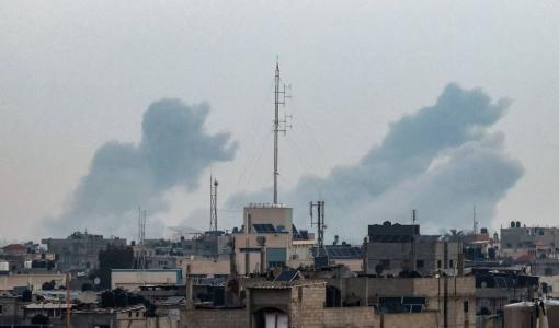 غارات الاحتلال الإسرائيلي على خانيونس 20/2/2024 | المصدر: وكالة الأنباء الفرنسية