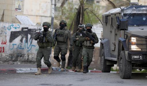 جنود الاحتلال الإسرائيلي في الضفة خلال اقتحام سابق | المصدر: الأناضول