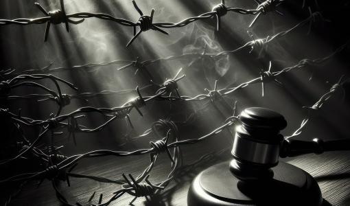 مطرقة وأسلاك شائكة مطرقة وأسلاك شائكة | تعبيرية freepik