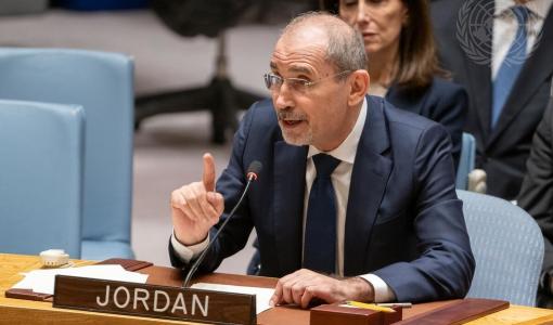 أيمن الصفدي في إحدى جلسات مجلس الأمن الدولي 24/10/2024 | المصدر: الأمم المتحدة