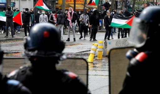 من التظاهرات المؤيدة لفلسطين في ألمانيا |  المصدر: رويترز