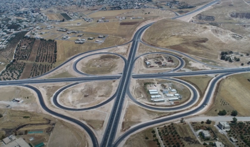 صورة جوية لطريق الحزام الدائري