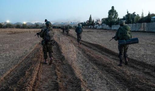 مجموعة من جنود الاحتلال الإسرائيلي في قطاع غزة | المصدر: وكالة الأنباء الفرنسية