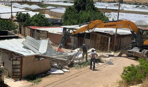 جرافات الاحتلال تهدم مساكن للفلسطينيين في بيت دجن شرق نابلس 8/5/2024 | المصدر: فلسطين بوست