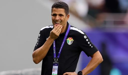 حسين عموتة مدرب المنتخب الأردني السابق | المصدر: رويترز