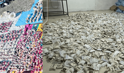 مخدرات ضبطها الجيش الأردني خلال إحباط محاولة تهريبها من الأراضي السورية 5/6/2024 | المصدر: القوات المسلحة الأردنية