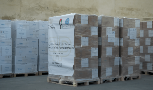 من تجهيز قافلة مساعدات إلى أهل غزة 23/6/2024 | المصدر: الهيئة الخيرية الهاشمية