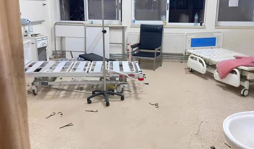 إخلاء مستشفى غزة الأوروبي شرق خانيونس بعد تهديد جيش الاحتلال بالتوغل في المنطقة 2/7/2024 | المصدر: منصة إكس