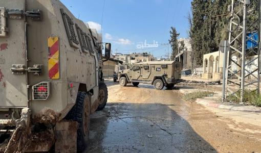 آليات الاحتلال خلال اقتحامها طولكرم 23/7/2024 | المصدر: فلسطين بوست