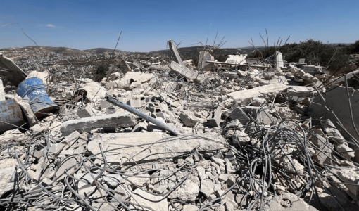 جيش الاحتلال يهدم منزلا ومنشأة في قرية يتما جنوب نابلس 3/7/2024 | المصدر: فلسطين بوست