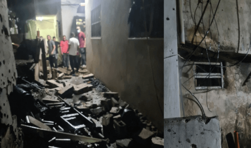 من موقع القصف الذي نفذه الاحتلال في مخيم نور شمس بطولكرم 26/8/2024 | المصدر: فلسطين بوست