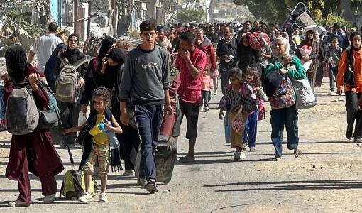 عائلات نازحة في جباليا شمال غزة عائلات نازحة في جباليا شمال غزة | وكالة الأنباء الفرنسية