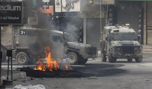 آليات جيش الاحتلال خلال عدوان سابق على مدينة جنين في الضفة الغربية | المصدر: عربي بوست