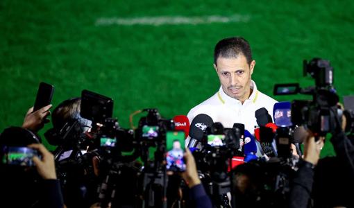 مدرب المنتخب الأردني جمال السلامي في مؤتمر صحفي 11/11/2024 | المصدر: الاتحاد الأردني لكرة القدم