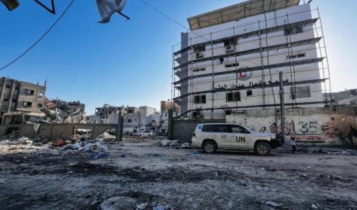 مستشفى كمال عدوان في بيت لاهيا شمال قطاع غزة مستشفى كمال عدوان في بيت لاهيا شمال قطاع غزة 28/10/2024 | المصدر: وكالة الأنباء الفرنسية