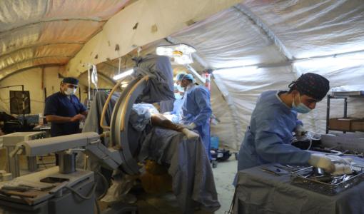 المستشفى الميداني الأردني جنوب غزة | المصدر: القوات المسلحة الأردنية