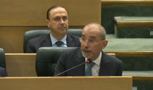 أيمن الصفدي خلال جلسة لمجلس النواب 27/1/2025