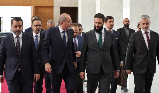 أيمن الصفدي مع أحمد الشرع