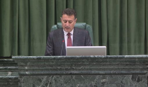 رئيس مجلس النواب أحمد الصفدي خلال جلسة مجلس النواب 27/1/2025 | المصدر: المملكة