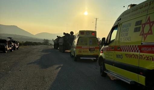 مركبات إسعاف إسرائيلية بموقع عملية إطلاق النار في طوباس 4/2/2025 | المصدر: الصحافة العبرية