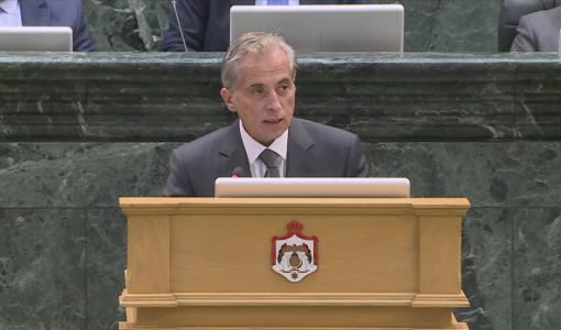 رئيس الوزراء جعفر حسان في جلسة مجلس النواب 12/2/2025 | المصدر: المملكة