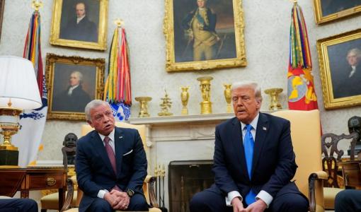 ترامب والملك عبد الله في البيت الأبيض 11/2/2025 | المصدر: رويترز