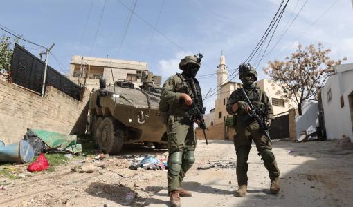 جنود من جيش الاحتلال خلال اقتحام سابق لمدينة جنين بالضفة الغربية | المصدر: الوكالة الأوروبية للصور الصحفية