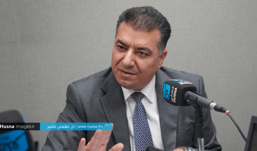 وزير الزراعة خالد الحنيفات خلال مقابلة سابقة