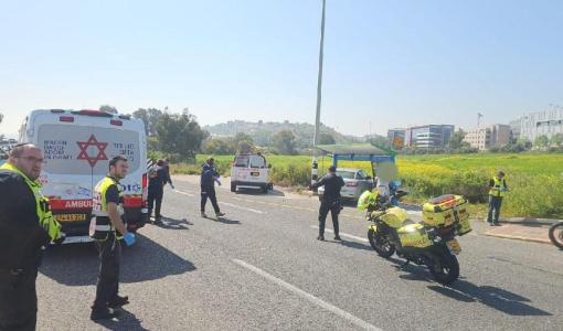 من موقع عملية الدهس وإطلاق النار في حيفا 24/3/2025