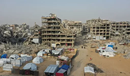 منازل دمرها العدوان الإسرائيلي على قطاع غزة منازل دمرها العدوان الإسرائيلي على قطاع غزة | المصدر: رويترز